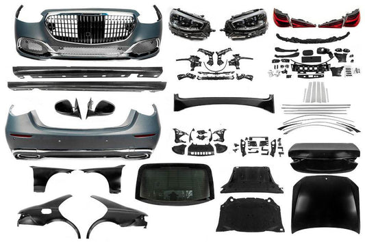 W223 Maybach restyling kit (without doors) for Mercedes S-class W221 - Reelken Auto
