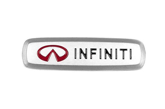 Aluminum nameplate for mats (1pc) for Infiniti - Reelken Auto