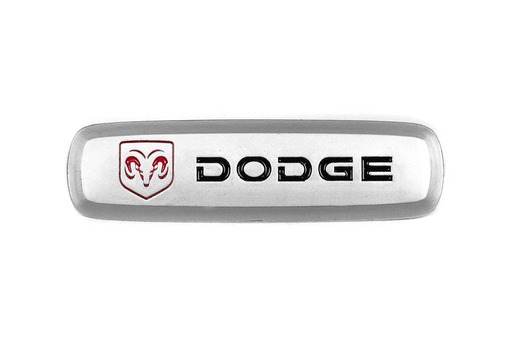 Aluminum nameplate for mats (1pc) for Dodge - Reelken Auto