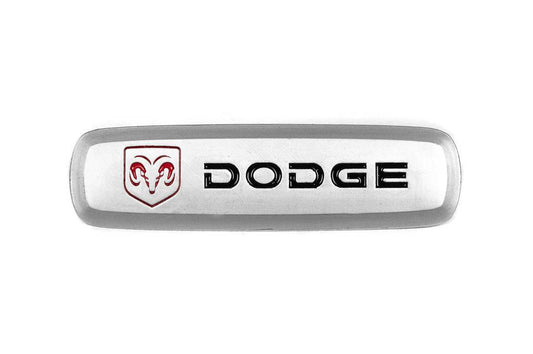 Aluminum nameplate for mats (1pc) for Dodge - Reelken Auto