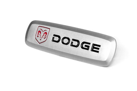 Aluminum nameplate for mats (1pc) for Dodge - Reelken Auto