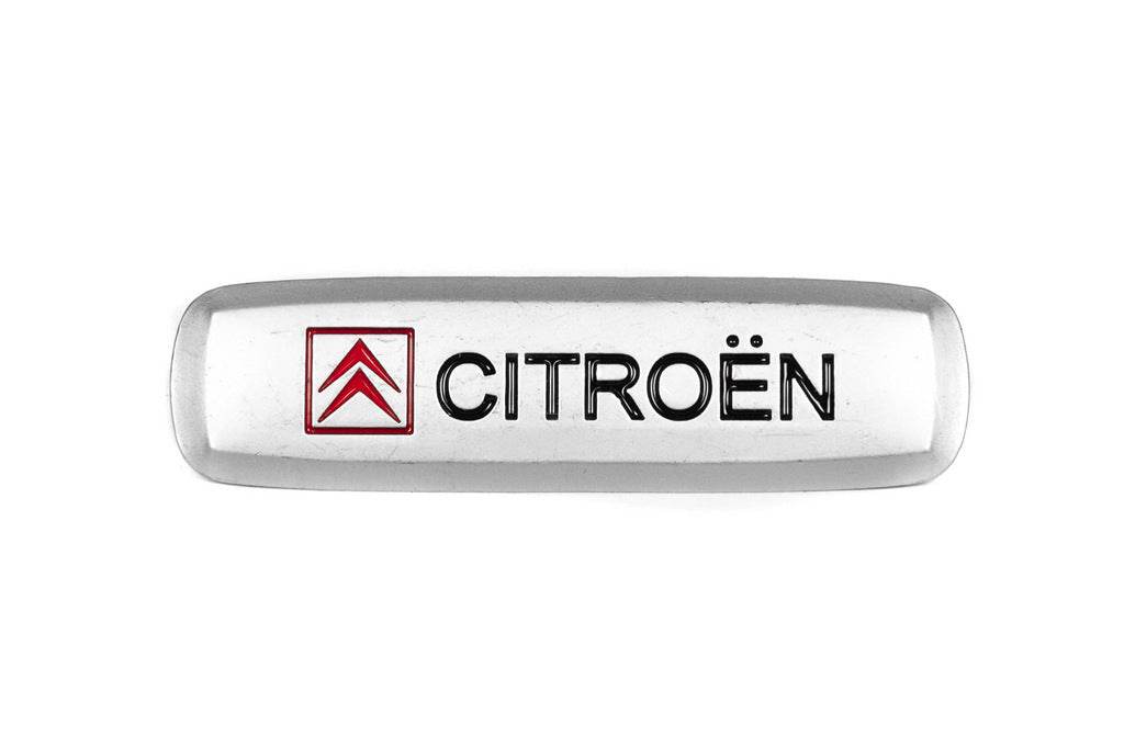 Aluminum nameplate for mats (1pc) for Citroen - Reelken Auto