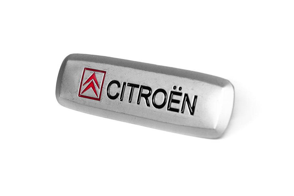 Aluminum nameplate for mats (1pc) for Citroen - Reelken Auto