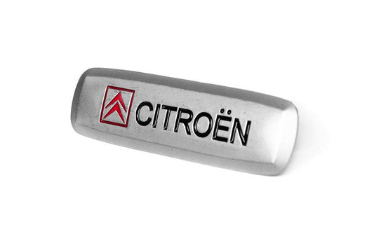 Aluminum nameplate for mats (1pc) for Citroen - Reelken Auto