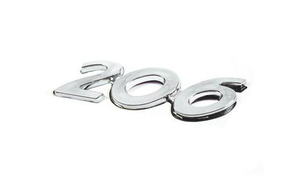Inscription 206 (90mm by 25mm) for Peugeot 206 - Reelken Auto
