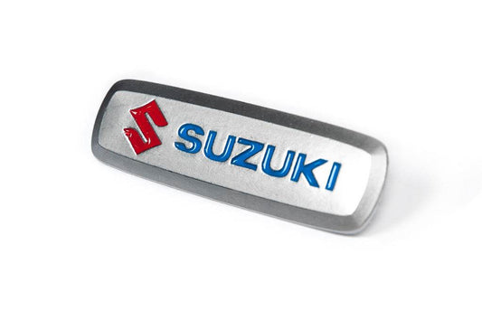 Aluminum nameplate for mats (1pc) for Suzuki - Reelken Auto