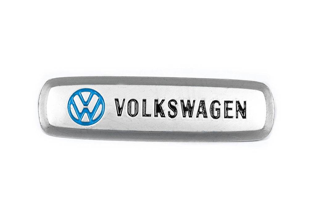 Aluminum nameplate for mats (1pc) for Volkswagen - Reelken Auto