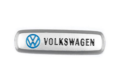 Aluminum nameplate for mats (1pc) for Volkswagen - Reelken Auto