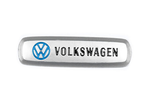 Aluminum Badge for Car Mats (1 pc) for Volkswagen - image 1