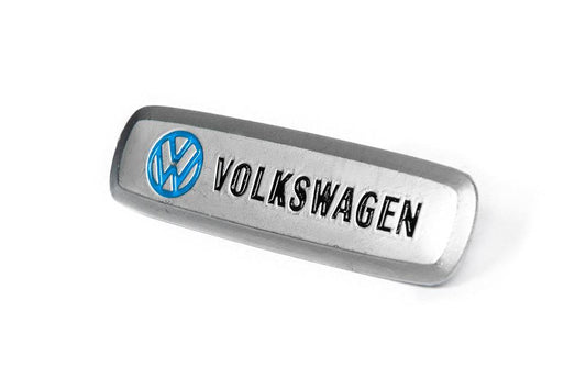 Aluminum nameplate for mats (1pc) for Volkswagen - Reelken Auto