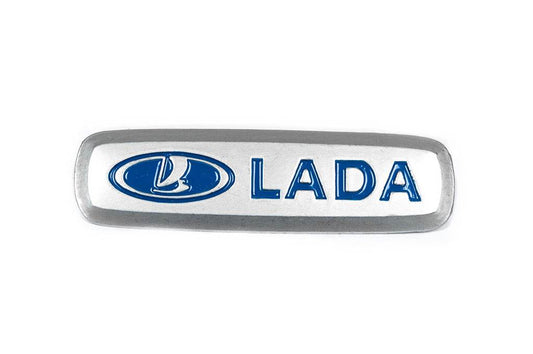 Aluminum nameplate for mats (1pc) for Lada - Reelken Auto