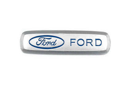 Aluminum nameplate for mats (1pc) for Ford - Reelken Auto