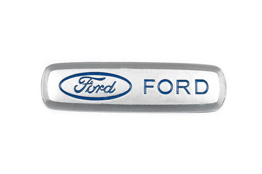 Aluminum nameplate for mats (1pc) for Ford - Reelken Auto