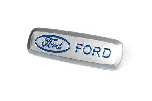 Aluminum nameplate for mats (1pc) for Ford - Reelken Auto