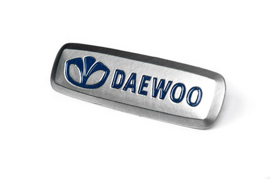 Aluminum nameplate for mats (1pc) for Daewoo - Reelken Auto