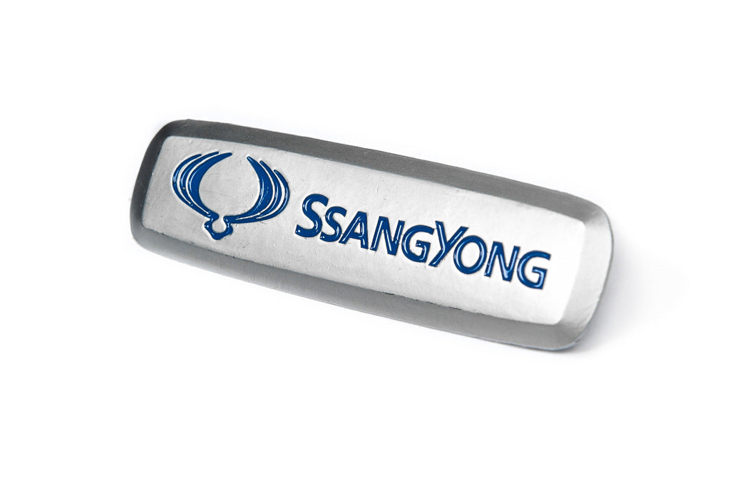 Aluminum Badge for Car Mats (1 pc) for SsangYong - image 2