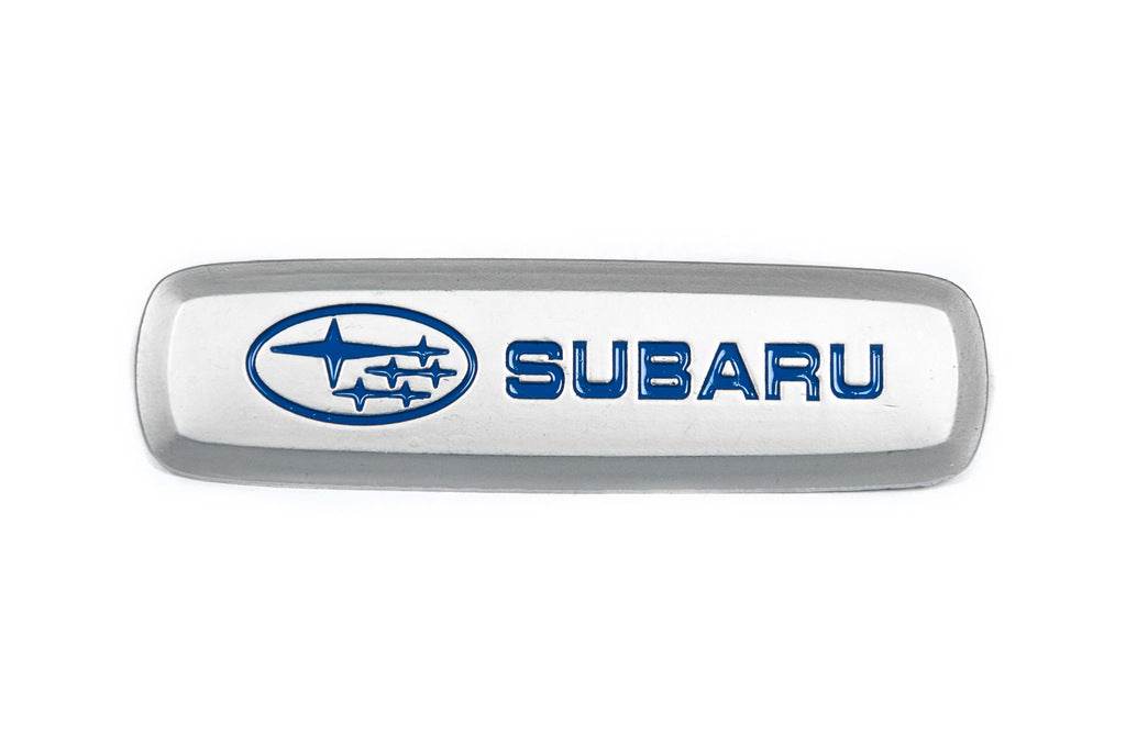 Aluminum nameplate for mats (1pc) for Subaru - Reelken Auto