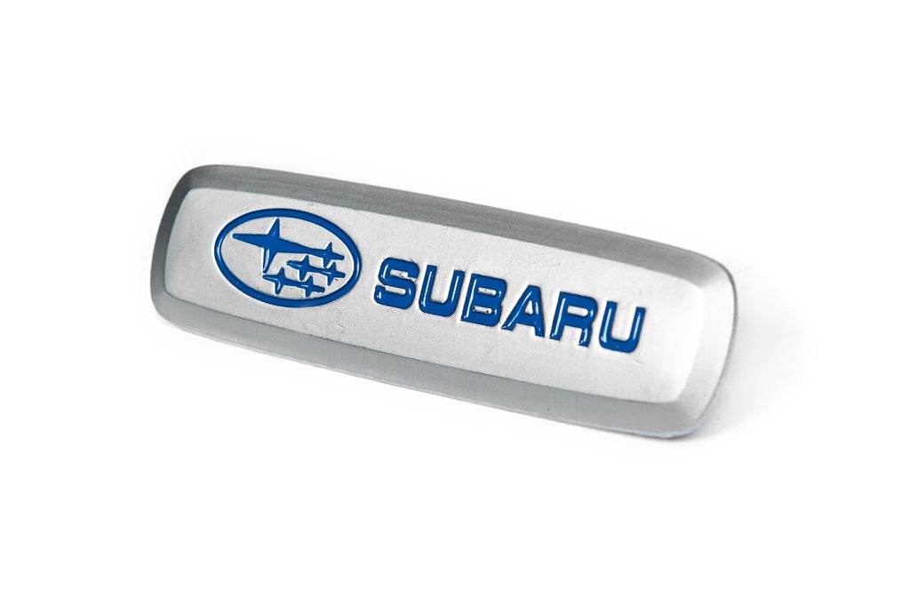 Aluminum nameplate for mats (1pc) for Subaru - Reelken Auto