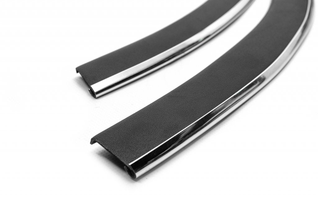 Fender flares with chrome trim (6 pcs, black) for Volkswagen T5 Caravelle 2004-2010 - image 4