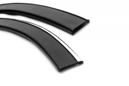 Fender flares with chrome trim (6 pcs, black) for Volkswagen T5 Multivan 2003–2010 - image 5