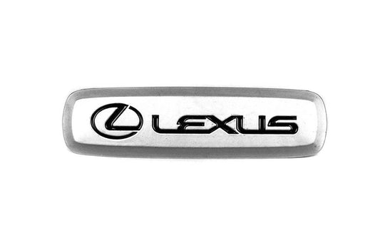 Aluminum nameplate for mats (1pc) for Lexus - Reelken Auto