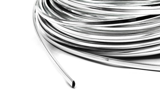 Chrome trim by the meter U-shaped sal19a (1 meter, 8.5 mm) - image 1