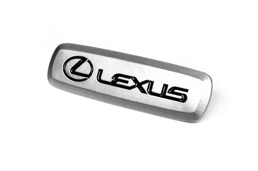 Aluminum nameplate for mats (1pc) for Lexus - Reelken Auto