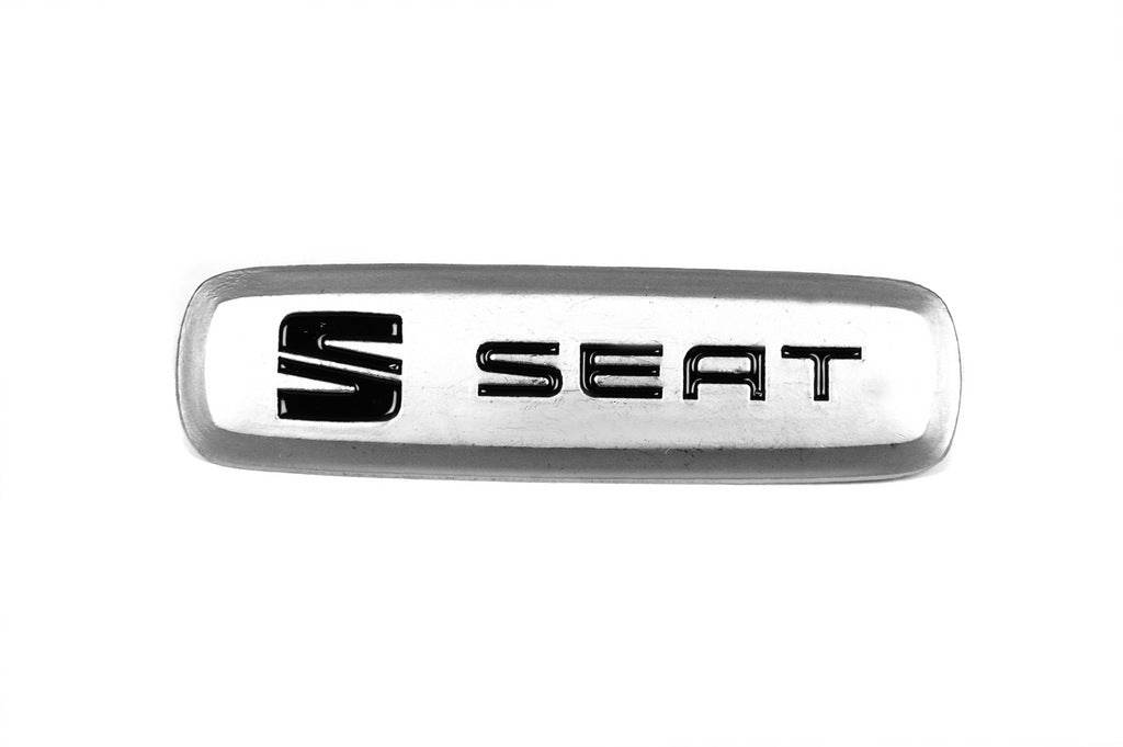 Aluminum nameplate for mats (1pc) for Seat - Reelken Auto