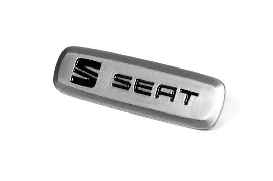 Aluminum nameplate for mats (1pc) for Seat - Reelken Auto