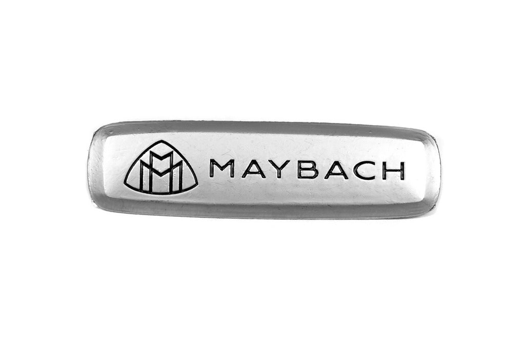 Maybach Aluminum Badge for Floor Mats (1pc) for Mercedes - image 1