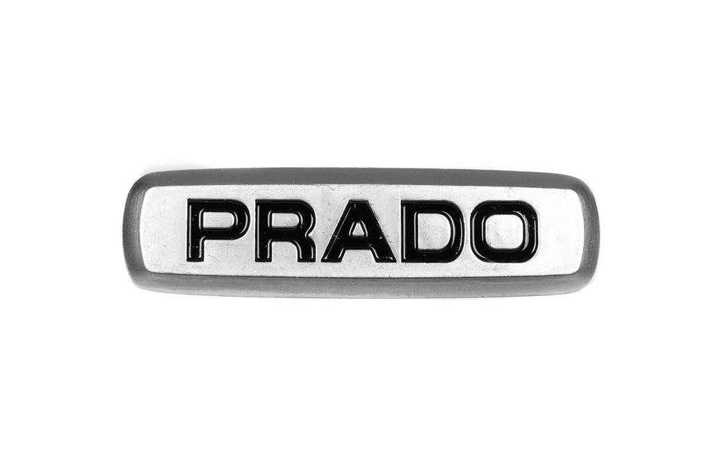 Prado Aluminum Badge for Floor Mats (1pc) for Toyota - image 1