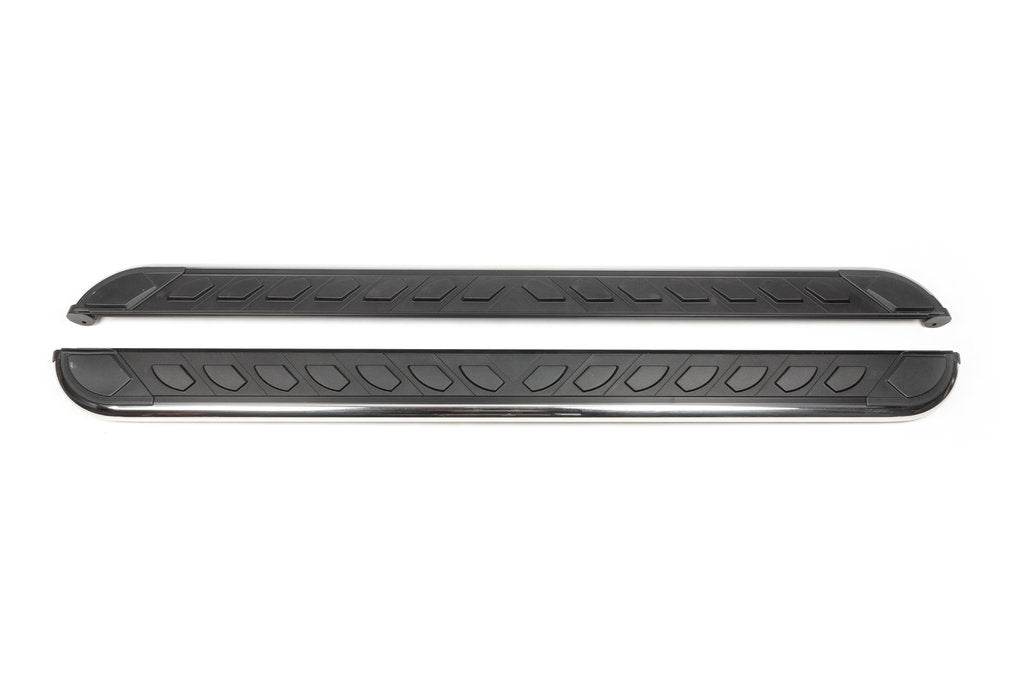 Side sills Maydos V1 (2 pieces, aluminum ↗ stainless steel) for DS7 Crossback - Reelken Auto