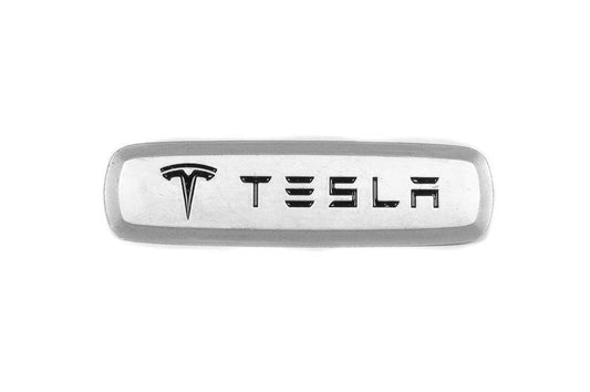 Aluminum nameplate for mats (1pc) for Tesla - Reelken Auto