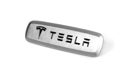 Aluminum nameplate for mats (1pc) for Tesla - Reelken Auto