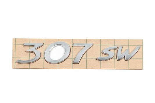 Inscription 307 SW (175mm by 30mm) for Peugeot 307 - Reelken Auto