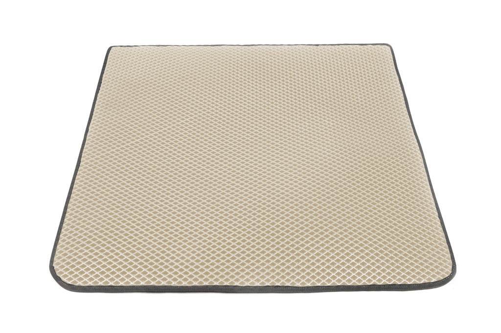 Trunk mat (EVA, beige) for Chevrolet Equinox 2018-2025 - Reelken Auto