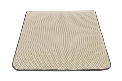 Trunk mat (EVA, beige) for Chevrolet Equinox 2018-2025 - Reelken Auto