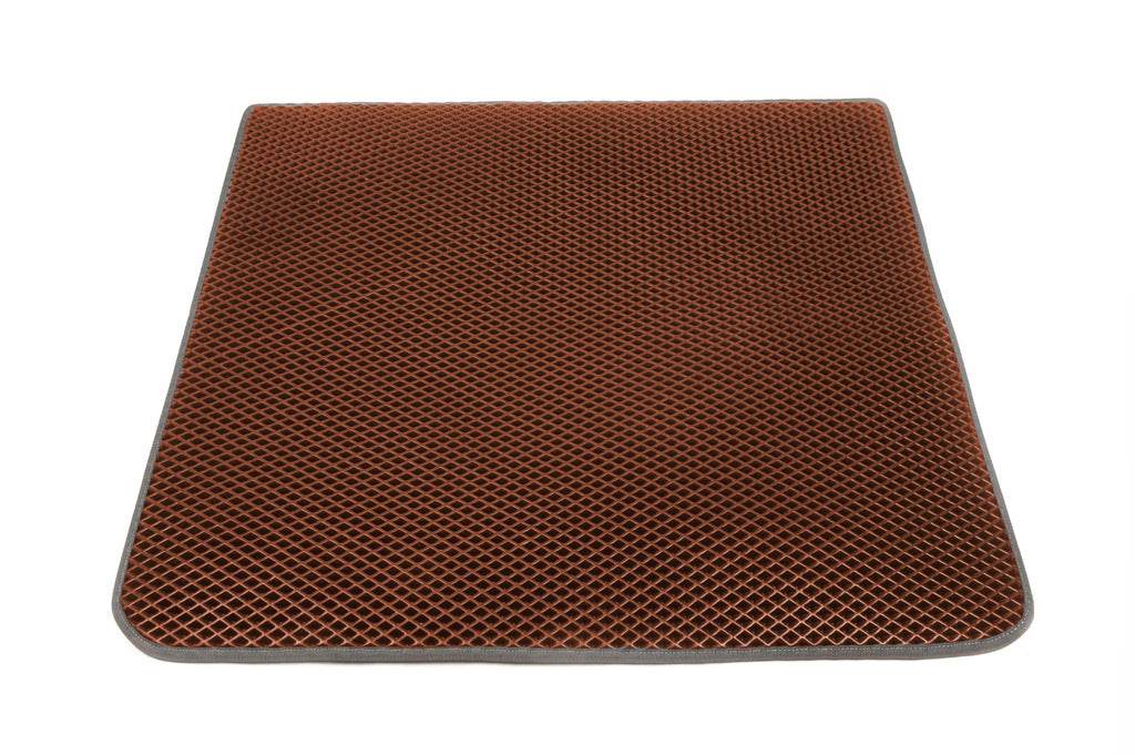 Trunk mat (EVA, brown) for Chevrolet Equinox 2018-2025 - Reelken Auto