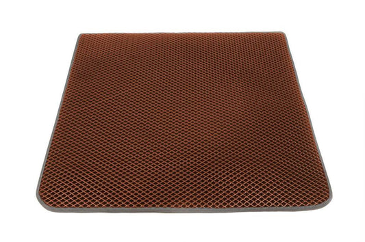 Trunk mat (EVA, brown) for Chevrolet Equinox 2018-2025 - Reelken Auto