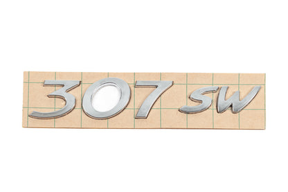 Emblem 307 SW (175mm x 30mm) for Peugeot 307 2001-2008 - image 1