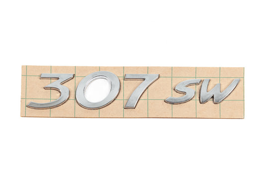Emblem 307 SW (175mm x 30mm) for Peugeot 307 2001-2008 - image 1
