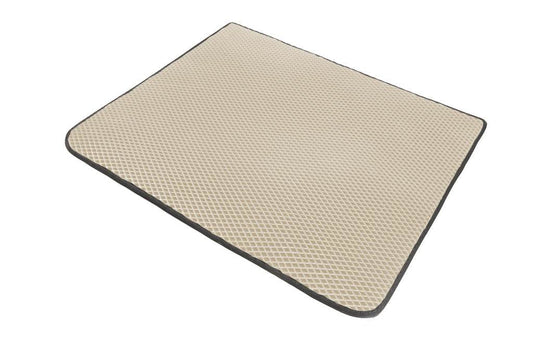 Trunk mat (EVA, beige) for Chevrolet Equinox 2018-2025 - Reelken Auto