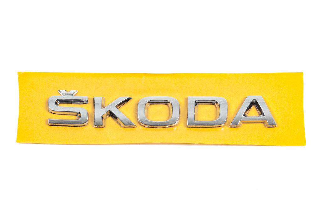 Emblem Skoda 5JA853687 (155mm x 27mm) for Skoda - image 1