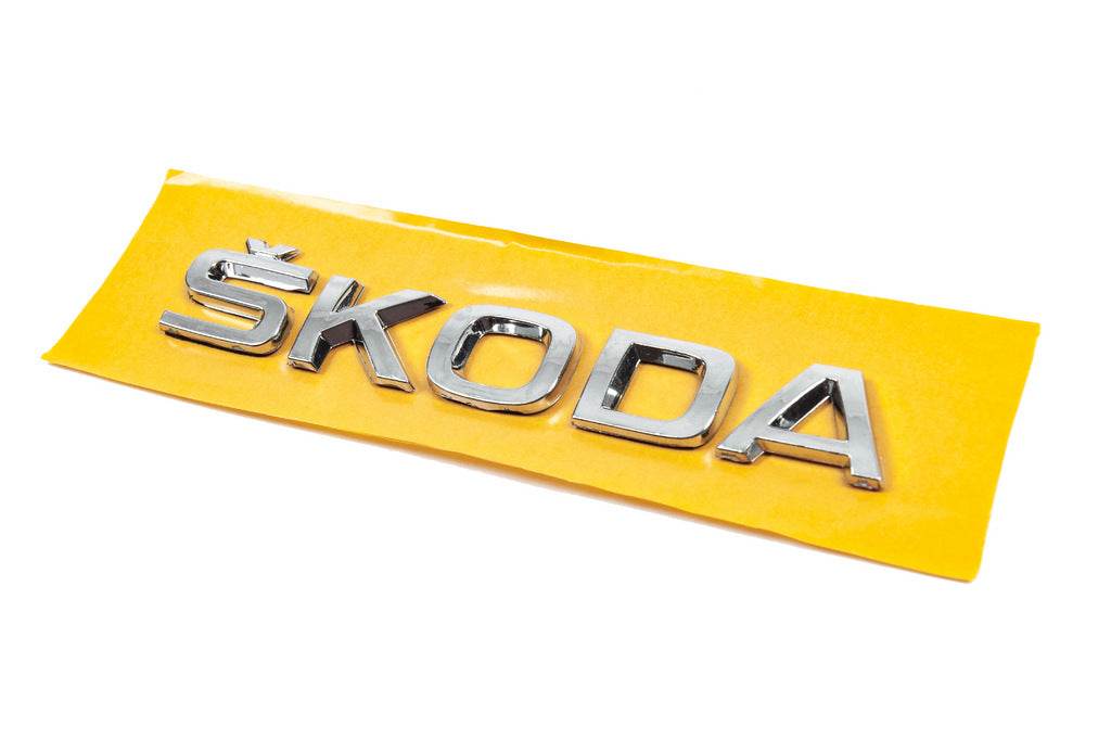 Skoda inscription 5JA853687 (155mm by 27mm) for Skoda - Reelken Auto