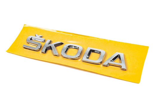 Skoda inscription 5JA853687 (155mm by 27mm) for Skoda - Reelken Auto