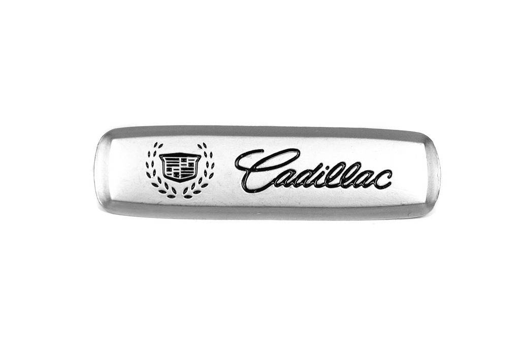 Aluminum nameplate for mats (1pc) for Cadillac - Reelken Auto