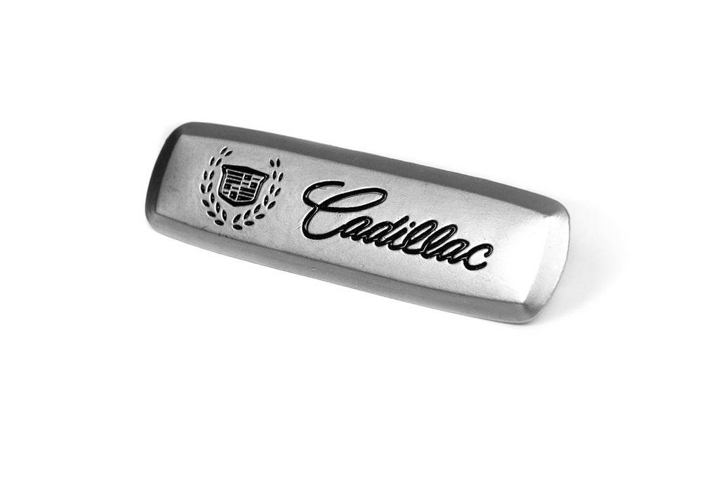 Aluminum nameplate for mats (1pc) for Cadillac - Reelken Auto