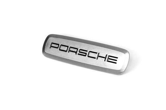 Aluminum nameplate for mats (1pc) for Porsche - Reelken Auto
