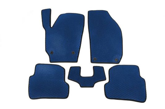 EVA mats (Blue) for Skoda Fabia 2007-2014 - Reelken Auto