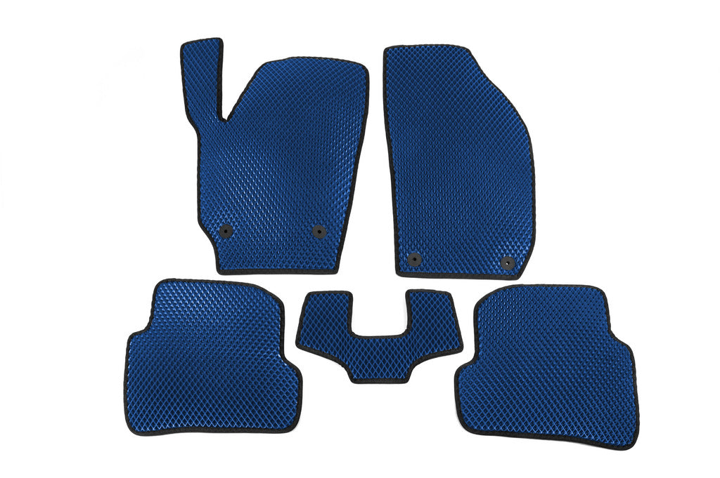 EVA Floor Mats (Blue) for Skoda Fabia 2007-2014 - image 1